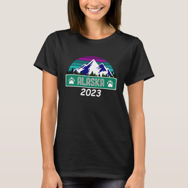 T-shirt Alaska Cruise Ship Vacay 2023 Hommes Femmes (Devant)