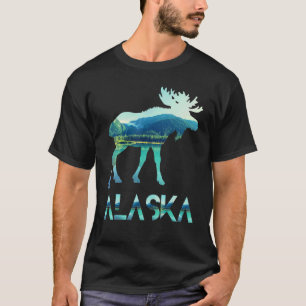 T-shirt Alaska Day Moose