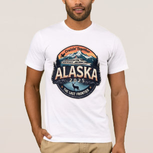 T-shirt Alaska Family Cruise 2025 Jersey Cotton