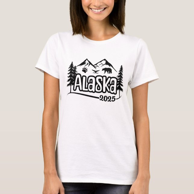 T-shirt Alaska Family Cruise, vacation, 2025, Alaska Trip (Devant)