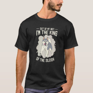 T-shirt Alaska Husky Traîneau Chien de Traîneau Course Chi