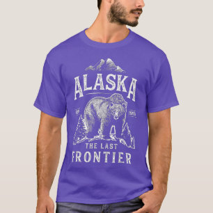 T-shirt Alaska la Dernière frontière Ours Accueil Hommes C