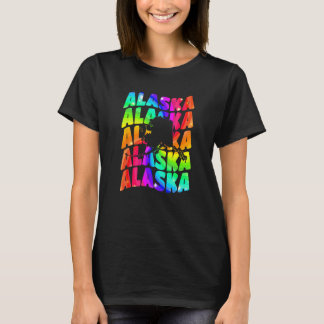 T-shirt Alaska Souvenir Vacation Tourist Alaskan Territory