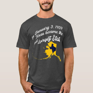 T-shirt Alaska vs Texas Funny Alaska