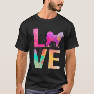 T-shirt Alaskan coloré Malamute Chig Maman Cadeaux Alaskan