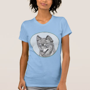 T-shirt Alaskan Klee Kai Peinture - Cute Original Chien Ar