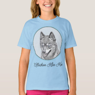 T-shirt Alaskan Klee Kai Peinture - Cute Original Chien Ar