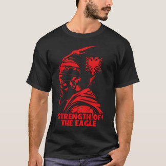 T-shirt Albanie Aigle albanais Kosovo Sknderbeu
