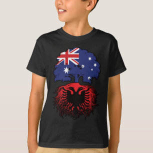 T-shirt Albanie Australie Australie Australie racine d'arb