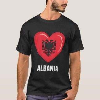 T-shirt Albanie Chemise Drapeau Albanais