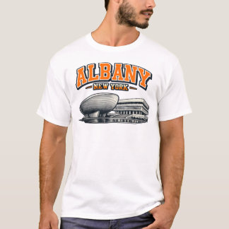 T-shirt Albany, NY The Egg Retro Collegiate Design