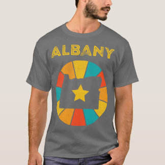 T-shirt Albany Oregon Souvenir Vintage désorganisé 1
