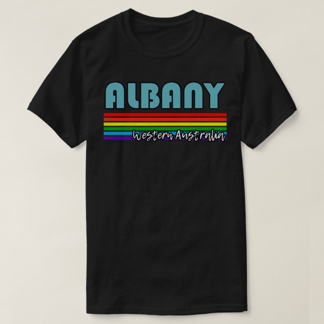 T-shirt Albany Western Australia Pride Albany LGBT Don L (Design devant)