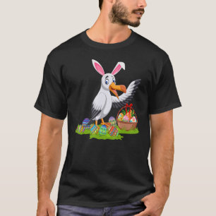 T-shirt Albatros Oiseau de Pâques chasse aux oeufs Bunny A