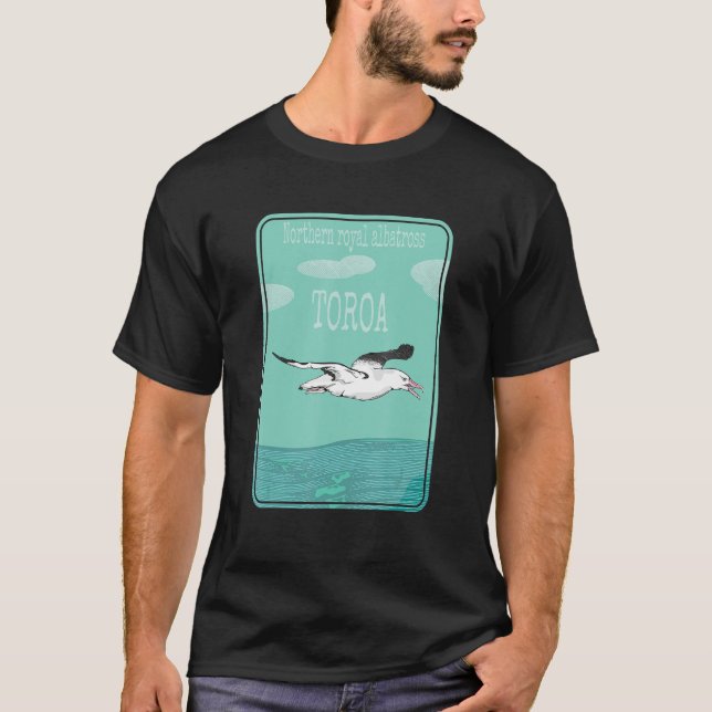 T-shirt Albatros royal du nord Toroa (Devant)