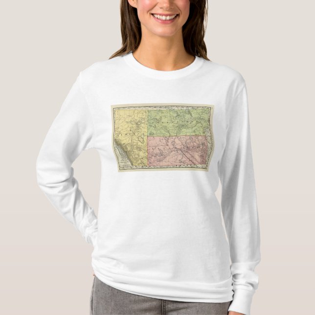 T-shirt Alberta, Saskatchewan (Devant)