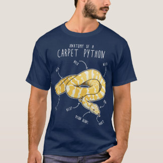 T-shirt Albino Darwin animal Python Snake Anatomie