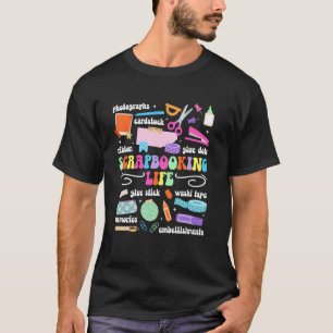 T-shirt Album de vie de scrapbooking scrappeur scrapbook