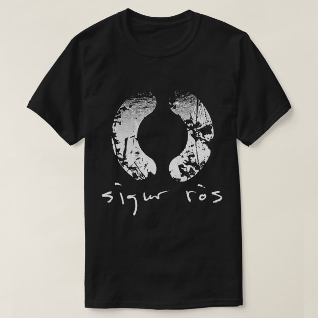T-shirt ALBUM LOGO Sigur Ros Sticker (Design devant)