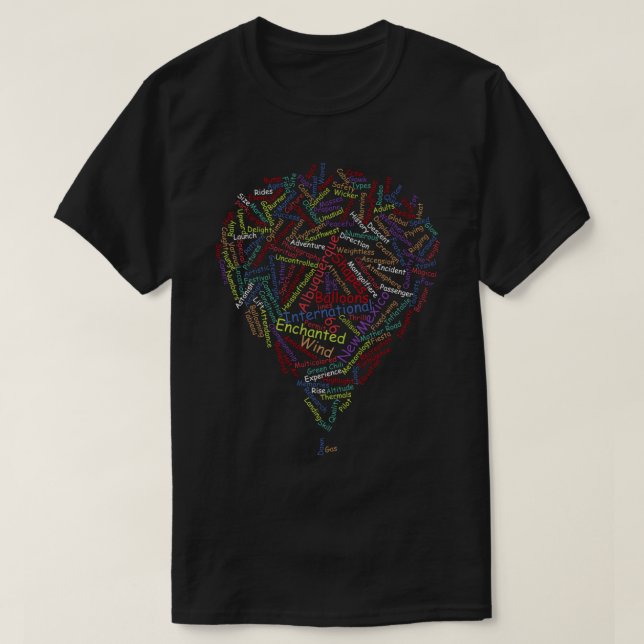 T-shirt Albuquerque Hot Air Balloon Fiesta Nouveau-Mexique (Design devant)