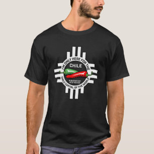 T-shirt Albuquerque Nouveau-Mexique Rouge Vert Chili Capit