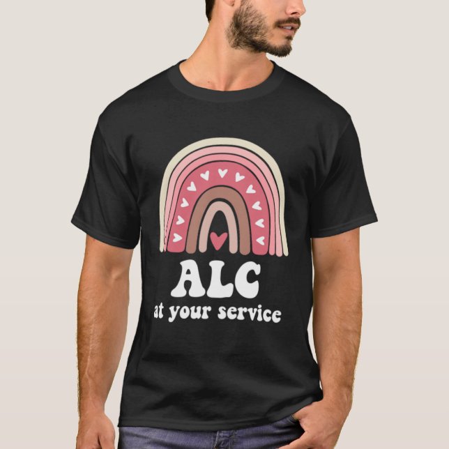 T-shirt ALC Associate Licensed Counselor Rainbow Therapist (Devant)