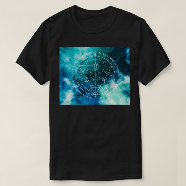 T-shirt Alchimie dans l'espace (Design devant)