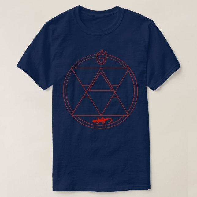 T-shirt Alchimie de la flamme (Design devant)