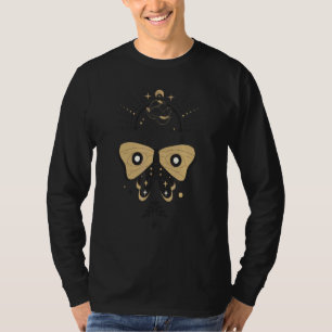 T-shirt Alchimie mystique du papillon de style Boho