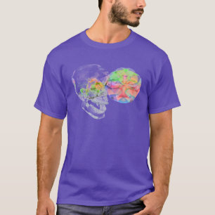 T-shirt Alchimie pinéale de DMT de crâne en cristal