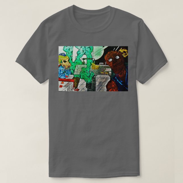 T-shirt Alchimie spatiale (Design devant)