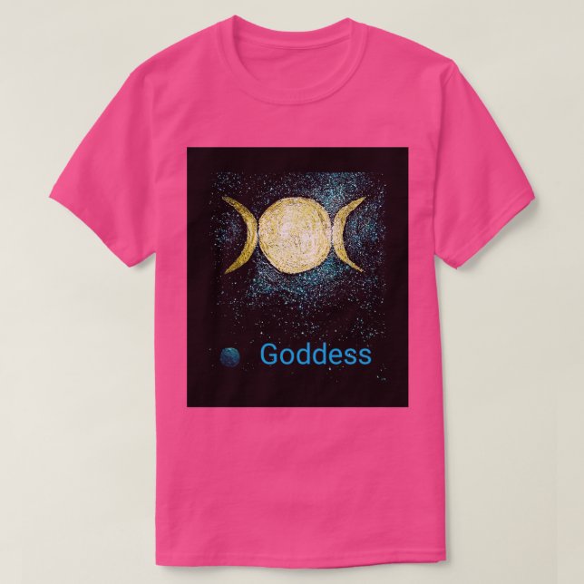T-shirt Alchimie triple lunette déesse Oracle conception c (Design devant)