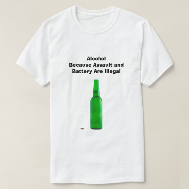 T-Shirt Alcool (Design devant)