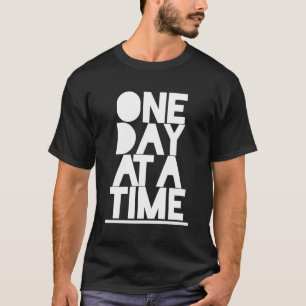 T-shirt Alcooliques Anonymes Un Jour À La Fois Sobriété Et