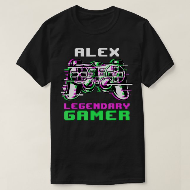 T-shirt Ale Joueur légendaire Personnalisé (Design devant)
