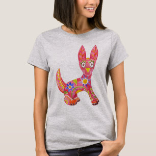 T-shirt alebrije du chien mexicain