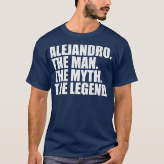 T-shirt Alejandro Alejandro Nom prénom Alejandro
