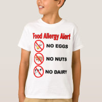 Alerte d'allergie alimentaire - logo arrière