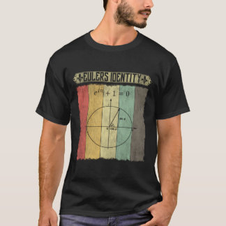 T-shirt Alerte nerd - Vintage Math Eulers Identity Don