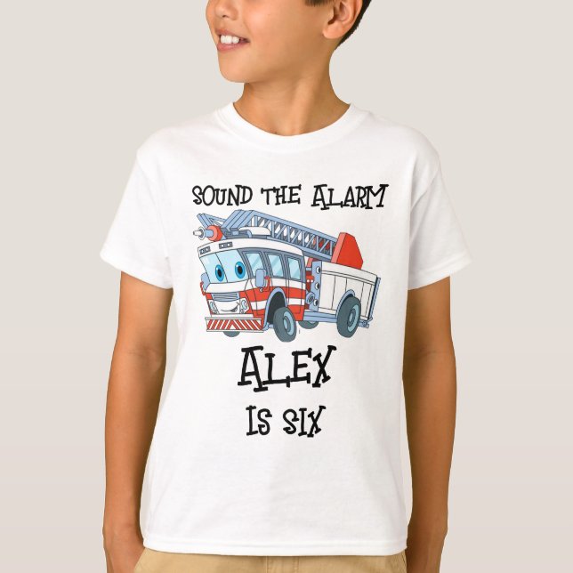 T-shirt Alex est six (Devant)