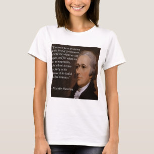 T-shirt Alexander Hamilton "Chef Ennemi" Cadeau