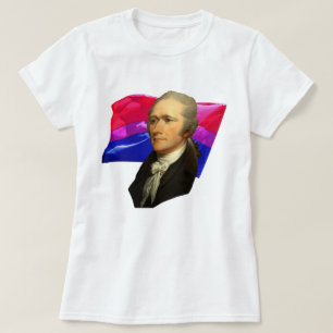T-shirt Alexander Hamilton + Fierté bisexuelle