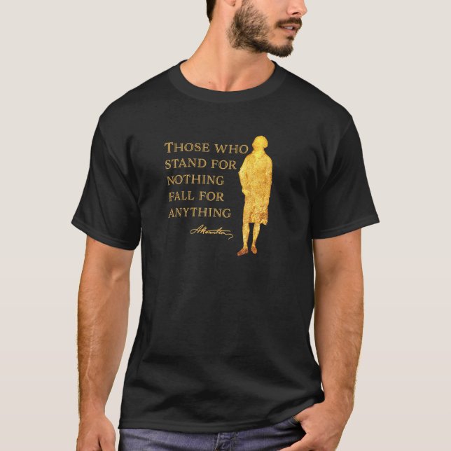 T-shirt Alexander Hamilton Histoire Usa Costume Ados Homme (Devant)