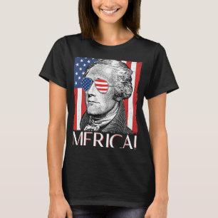 T-shirt Alexander Hamilton 'Merica Patriot Américain Drape