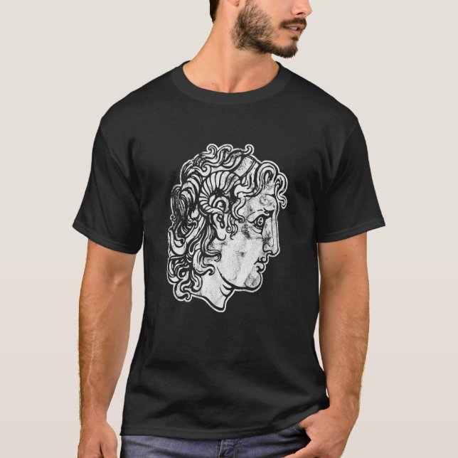 T-shirt Alexander La Grande Tête Histoire de la Grèce anti (Devant)