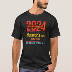 T-shirt Alexandria Bay New York NY Total Solar Eclipse 202