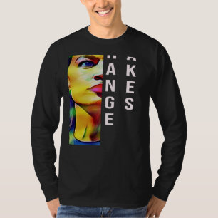 T-shirt Alexandria Ocasio-Cortez Feministe Politique L S T