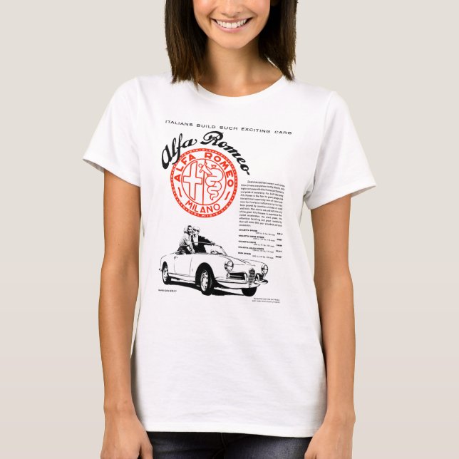 T-SHIRT ALFA ROMEO GIULIETTA SPIDER35 (Devant)