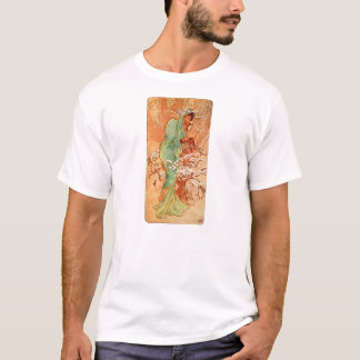 T-shirt Alfons_Mucha_-_1896_-_冬ー01