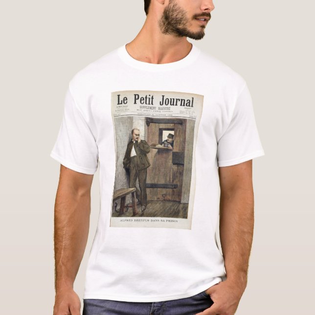 T-shirt Alfred Dreyfus en prison (Devant)